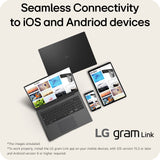 LG Gram 15Z80T-G 15.6" Hybrid AI Copilot+PC Laptop - AMD Ryzen 7 AI 350, 1TB SSD, 16 GB RAM - Black - [2025]