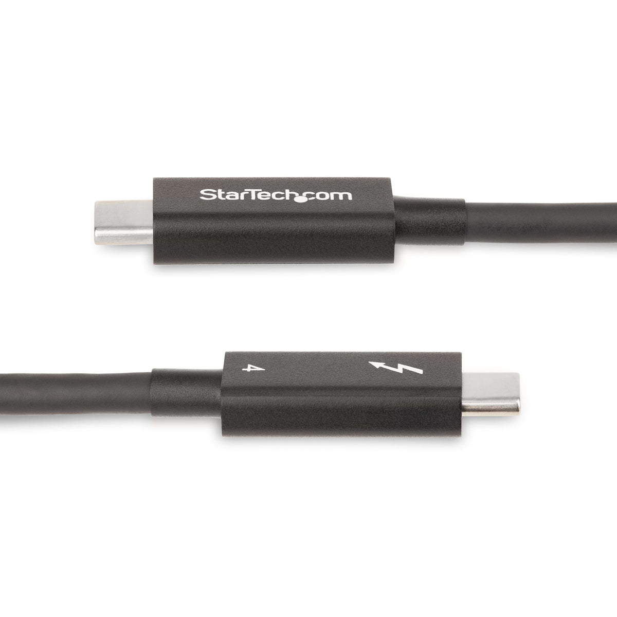 StarTech.com 6.6ft (2m) Active Thunderbolt 4 Cable, 40Gbps, 100W Power Delivery, 4K/8K Video, Intel-Certified Thunderbolt Cable - Compatible w/ USB4/Thunderbolt 4/ USB 3.2/ USB Type-C/DisplayPort/Thunderbolt 3