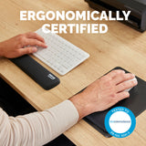 Fellowes Keyboard Wrist Rest Breyta Compact Keyboard Wrist Support with Antibacterial Protection Ergonomic Wrist Support Black