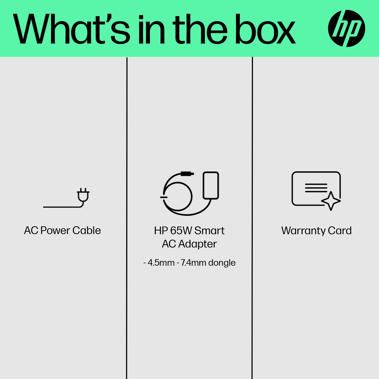 HP 65W Smart AC Adapter