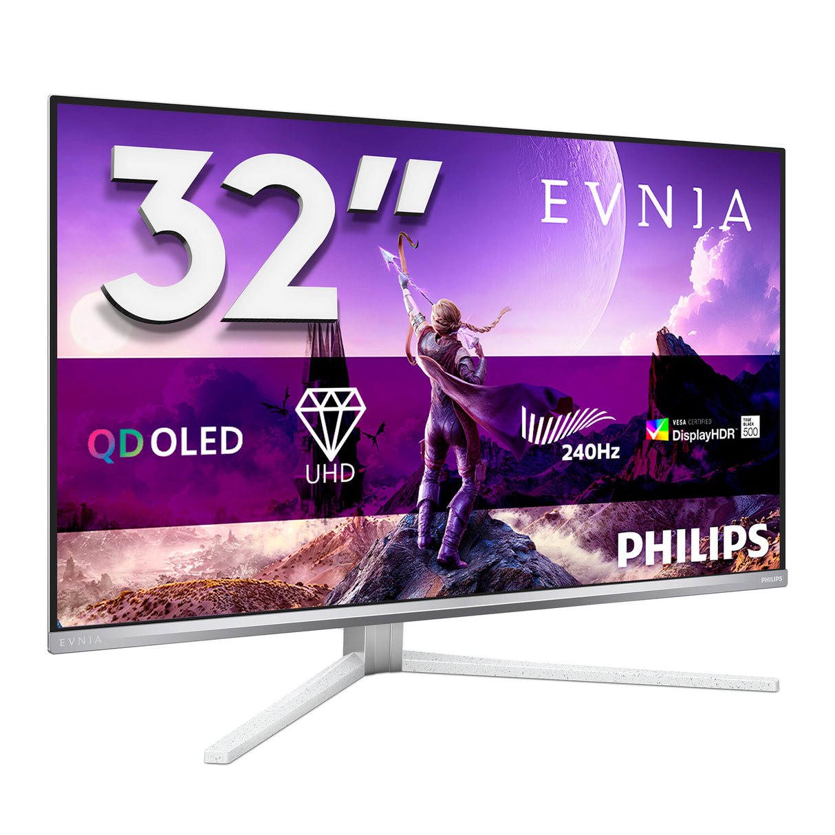 Philips 32M2N8900P/00 computer monitor 80 cm (31.5") 3840 x 2160 pixels White