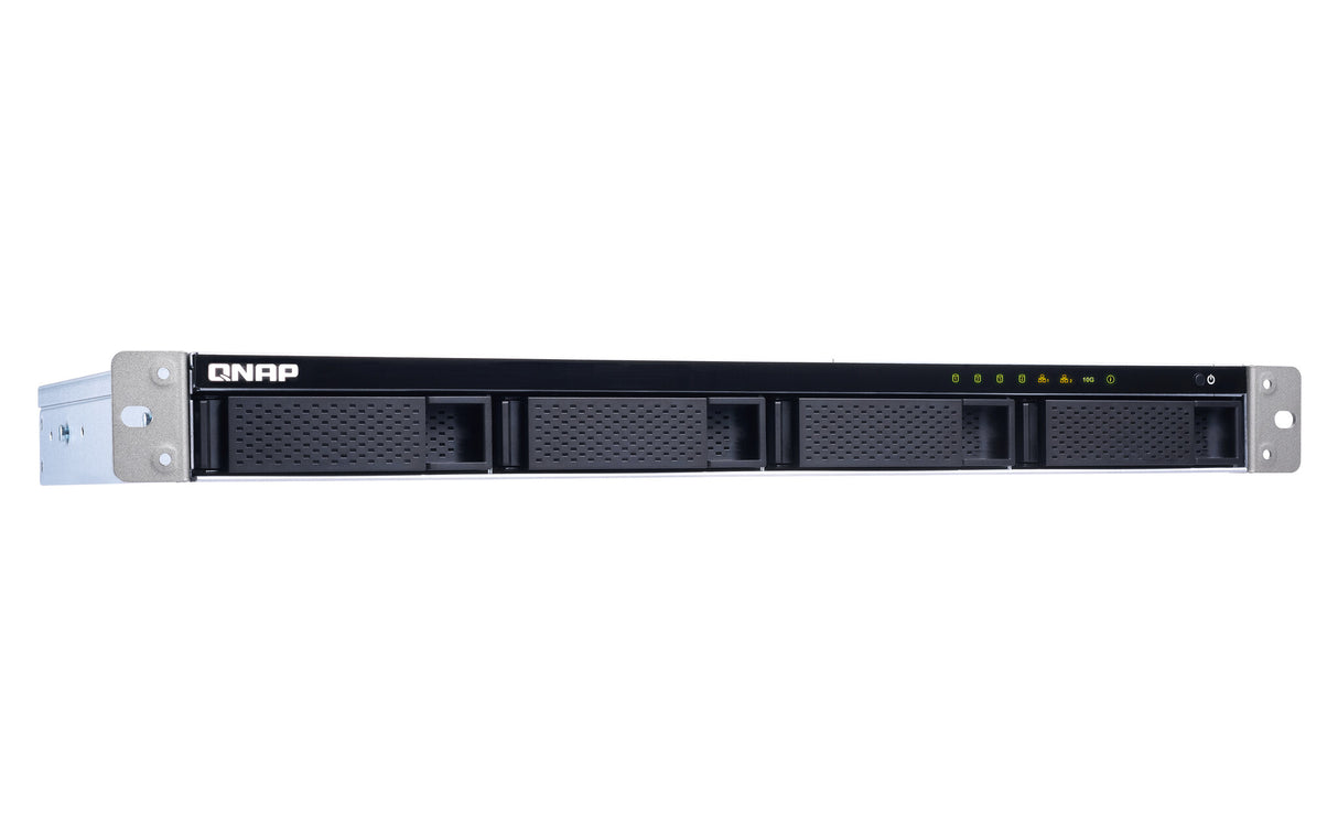 QNAP TS-431XeU NAS Rack (1U) Annapurna Labs Alpine AL-314 8 GB DDR3 32 TB HDD QNAP Turbo System Aluminium, Black