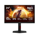 AOC G4 24G4ZR computer monitor 60.5 cm (23.8") 1920 x 1080 pixels Full HD LED Black, Red