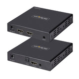 StarTech.com 4K HDMI Extender Over CAT5/CAT6 Cable, 4K 60Hz HDR Video Extender Up to 230ft (70m), HDMI Over Ethernet Cabling, S/PDIF Audio Out, HDMI Transmitter and Receiver Kit
