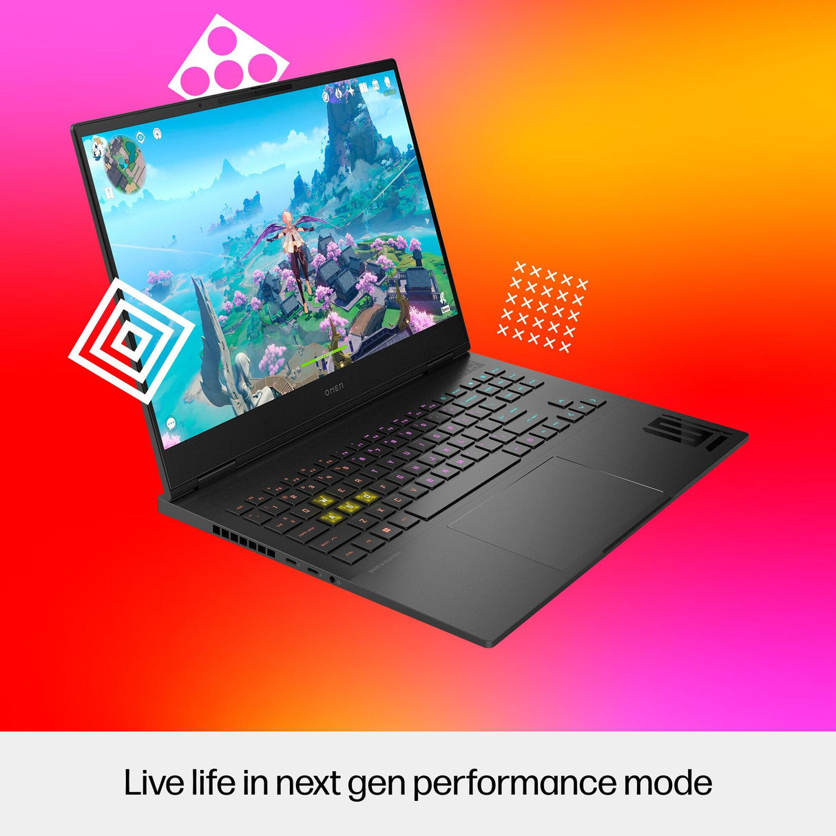 HP OMEN 16-u0004na Intel® Core™ i7 i7-13700HX Laptop 40.6 cm (16") 2K 16 GB DDR5-SDRAM 1 TB SSD NVIDIA GeForce RTX 4060 Wi-Fi 6E (802.11ax) Windows 11 Home Black