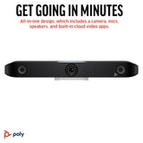 POLY Studio X52 All-In-One Video Bar