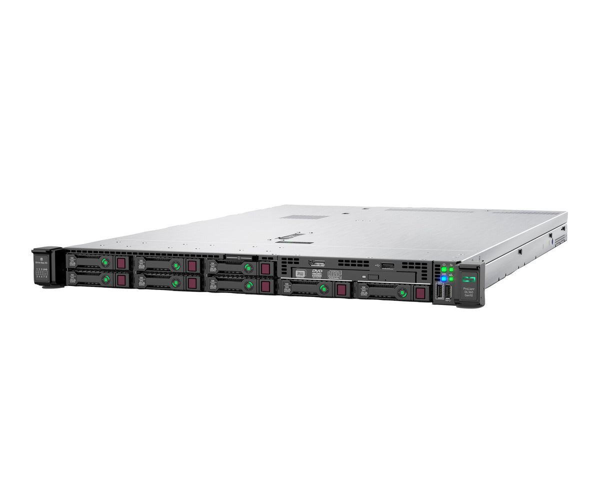 HPE ProLiant DL360 Gen10 4214R 2.4GHz 12-core 1P 32GB-R P408i-a NC 8SFF 500W PS Server