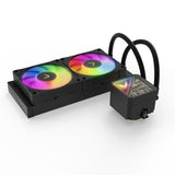 Valkyrie V240 Lite Processor All-in-one liquid cooler 24 cm Black