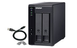 QNAP TR-002 storage drive enclosure HDD/SSD enclosure Black 2.5/3.5"