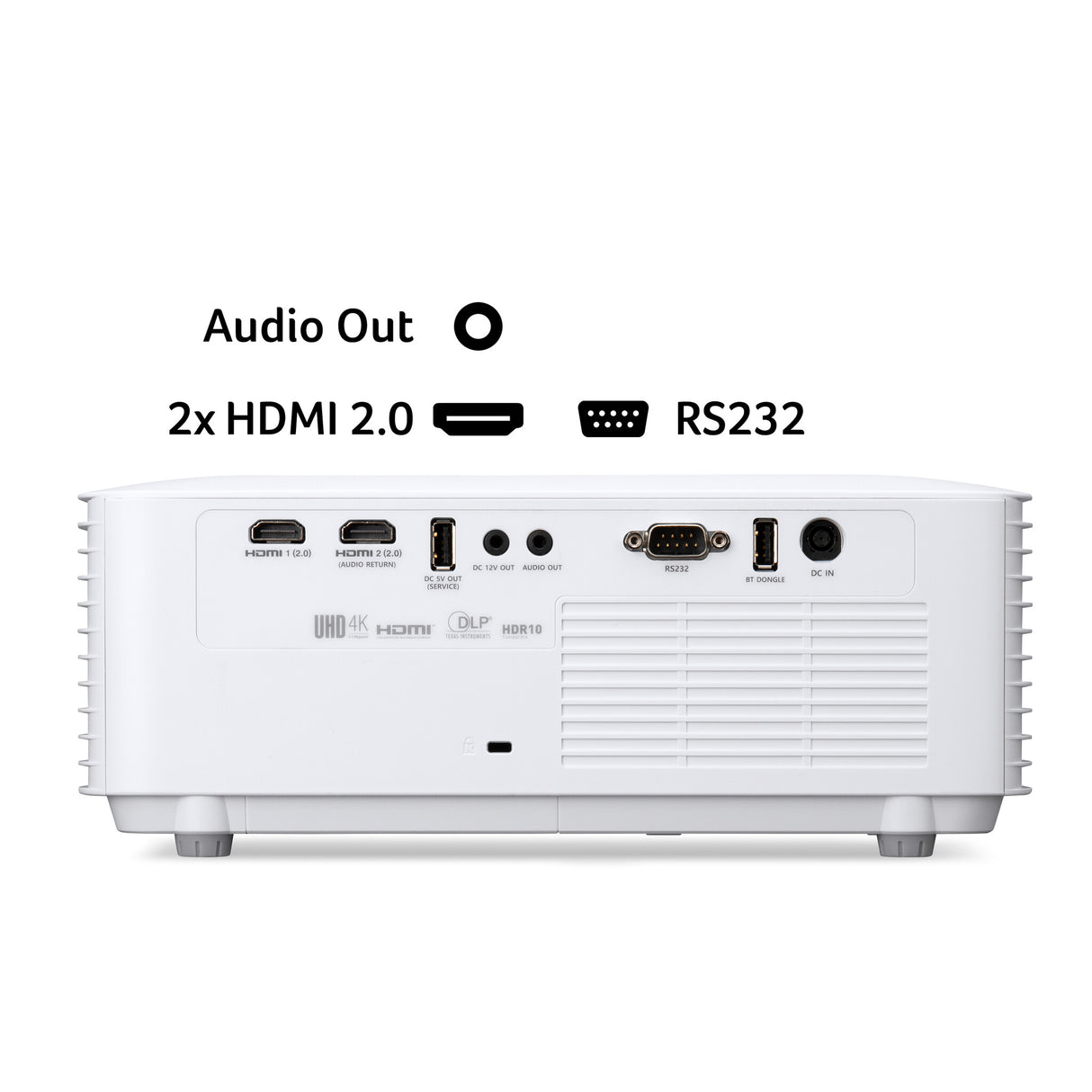 Acer Vero HL1820 - 4K Ultra HD (3840 x 2160), 5500 RGB Laser Lumens, 2000 ANSI Lumens, Projector