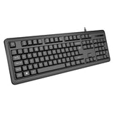 VIDA CORPORATE 2IN1 USB KBOARD MOUSE keyboard Mouse included Home/Office QWERTY UK English Black