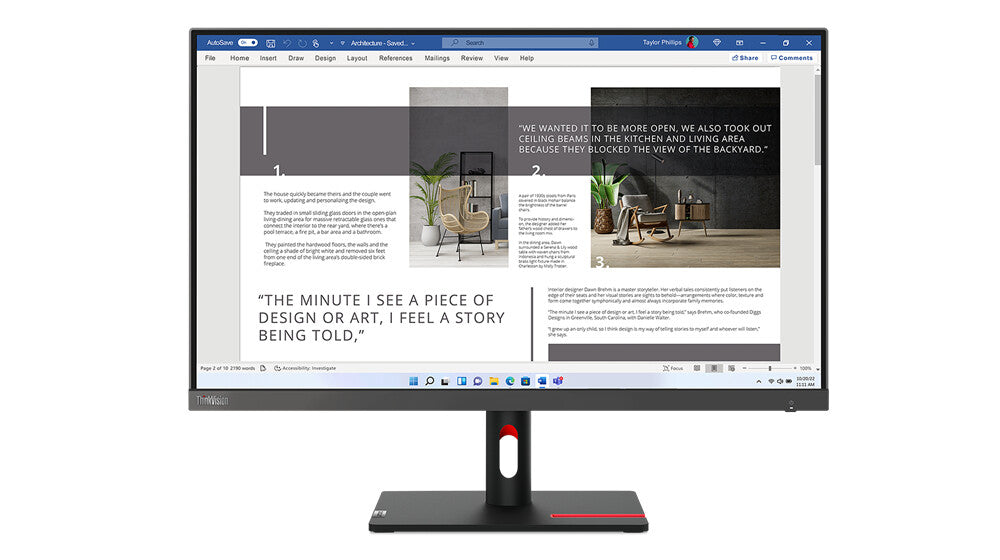 Lenovo ThinkVision S27i-30 computer monitor 68.6 cm (27") 1920 x 1080 pixels Full HD LED Grey