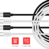 Verbatim Essentials Sync & Charge USB-C to C Cables