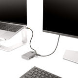 StarTech.com 4-Port USB-C Hub with USB-C DP Alt Mode Video Output 4K 60Hz - 3x USB-A, 1x USB Type-C, 100W Power Delivery Pass-Through, USB 3.2 10Gbps, 1ft/30cm Cable, Portable USB Hub