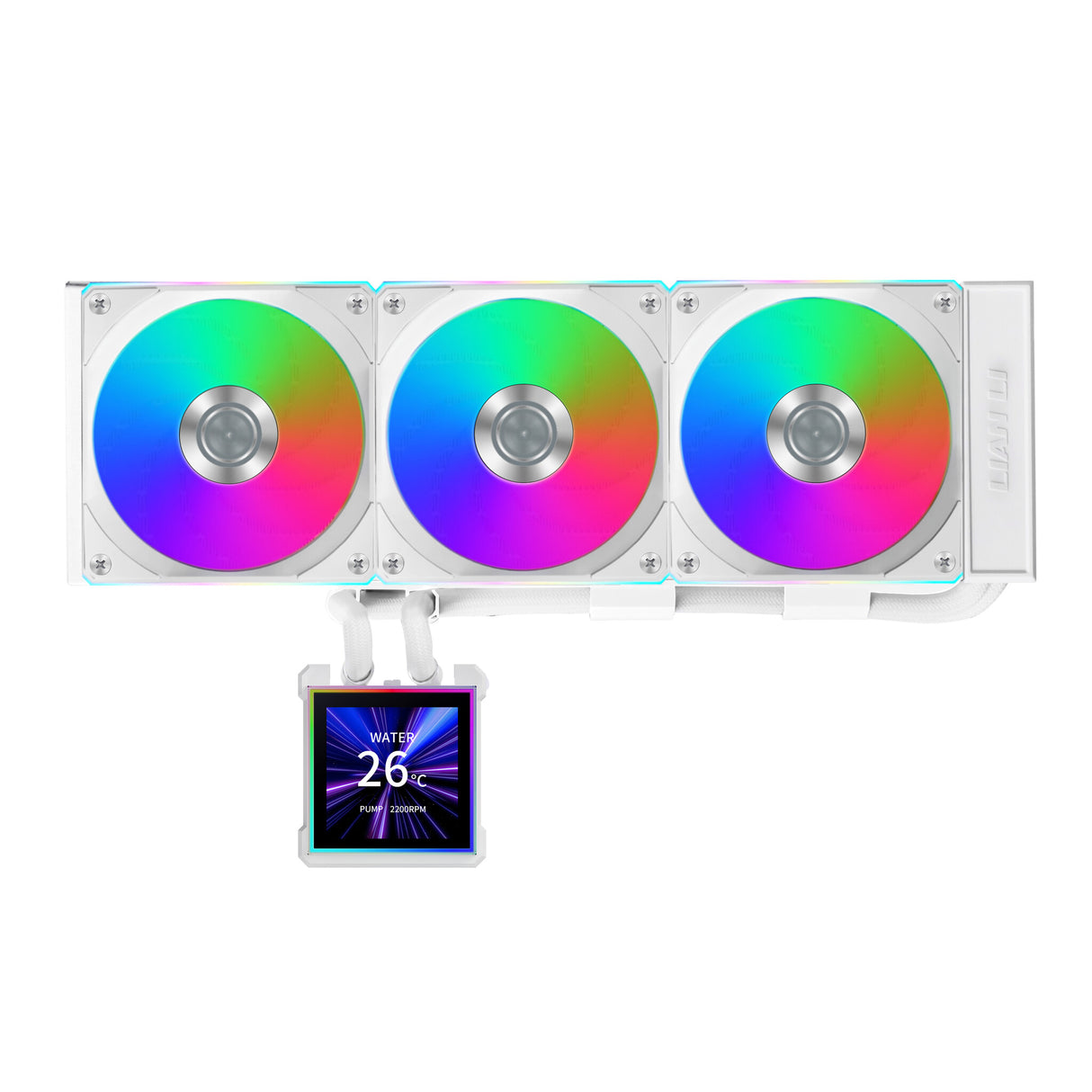 Lian Li HydroShift II LCD-S 360 CL Processor Liquid cooling kit 12 cm White 1 pc(s)