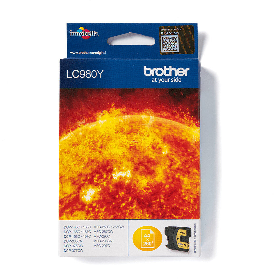 Brother LC980Y ink cartridge 1 pc(s) Original Yellow