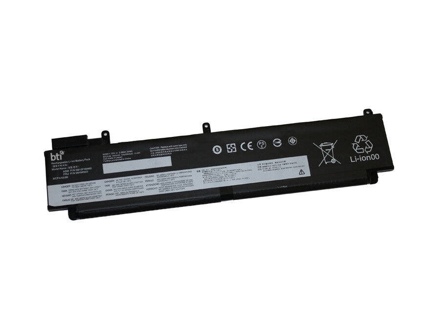 BTI SB10F46460 compatible 24Wh 3-cell battery for THINKPAD T460s T470s REAR BATTERY