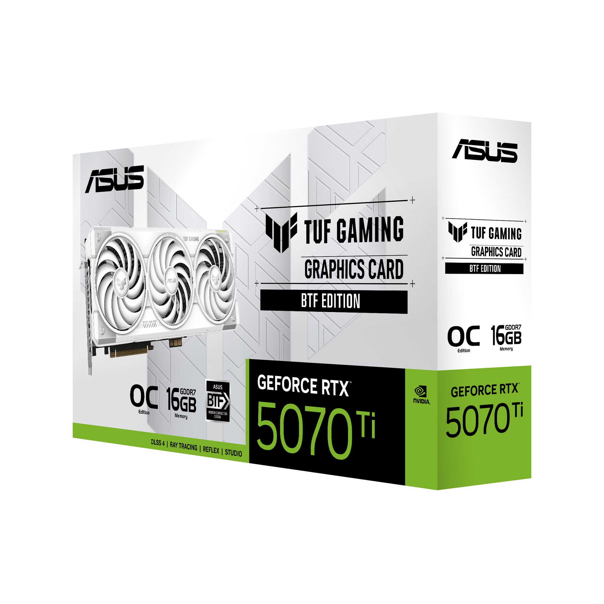 【新品未開封】 ASUS TUF RTX 5070Ti 16GB OC ホワイト ASUS TUF Gaming TUF-RTX5070TI-O16G-BTF-WHITE NVIDIA GeForce RTX