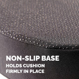 Fellowes Seat Cushion for Office Chair Breyta Wedge Seat Cushion with Coccyx Cut Out
