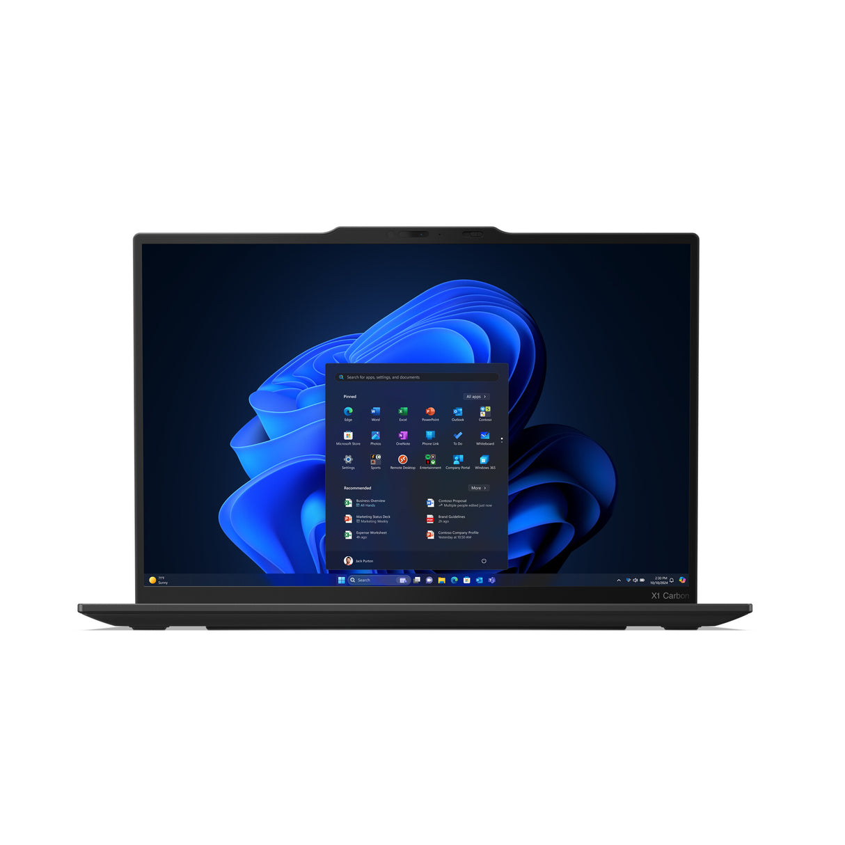 Lenovo ThinkPad X1 Carbon Gen 13 Aura Edition Intel Core Ultra 7 255U Laptop 35.6 cm (14") Touchscreen 2.8K 32 GB LPDDR5x-SDRAM 1 TB SSD Wi-Fi 6E (802.11ax) Windows 11 Pro UK English Black