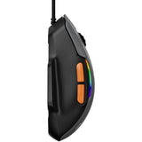 Marvo Duke 50 M368 Wired Gaming , 6 DPI levels (800 - 12800), 1000Hz Polling Rate, 13 Mode RGB Backlighting, 68g mouse