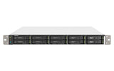 QNAP TS-h1090FU NAS Rack (1U) EPYC 7302P 128 GB DDR4 0 TB QuTS hero Black, Grey