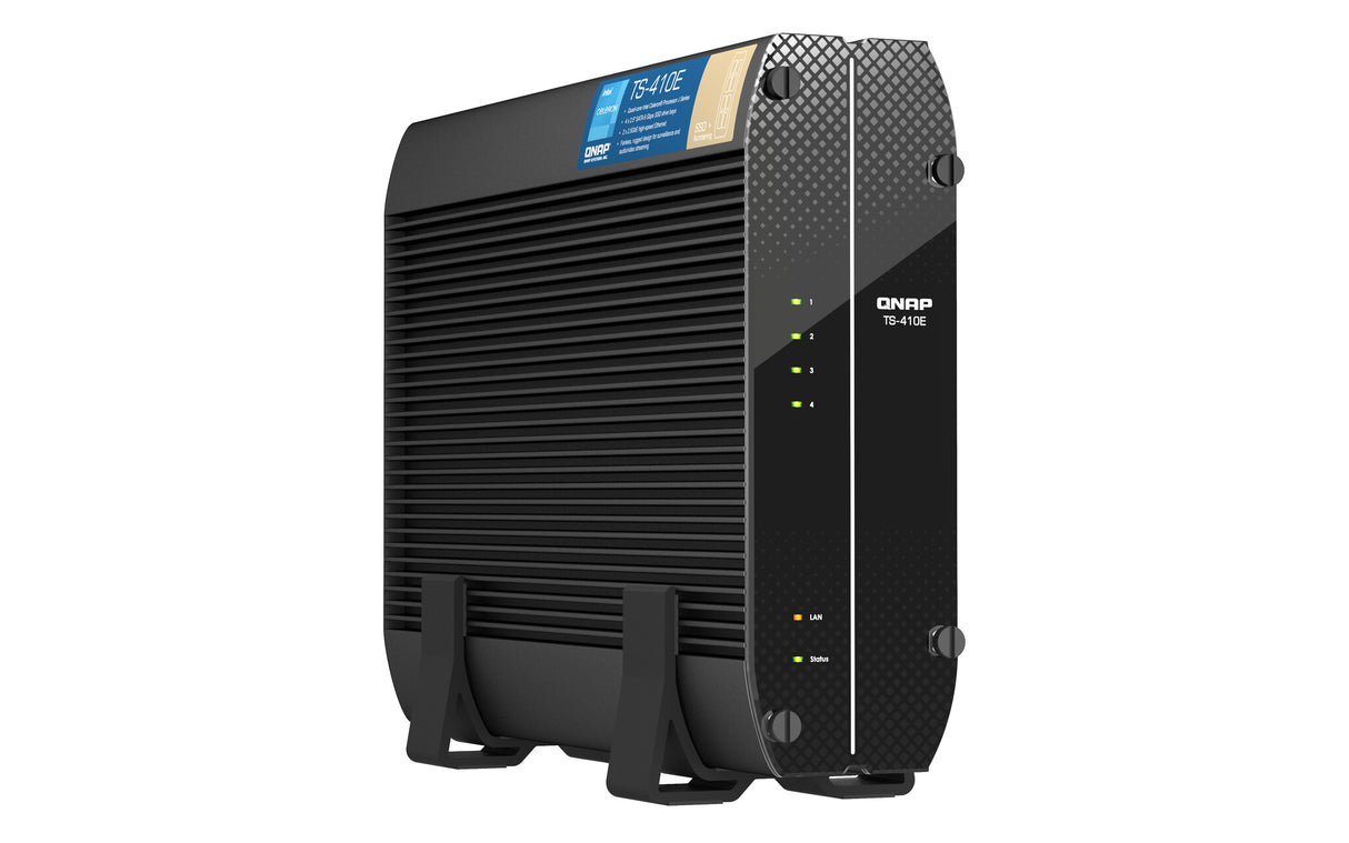 QNAP TS-410E NAS Tower Intel® Celeron® J6412 8 GB 0 TB QNAP QTS Black