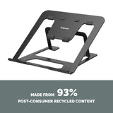 Fellowes Alumia Laptop Riser Portable Laptop Stand Max Size 15 inch Max Weight 5kg Black