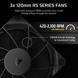 Corsair Nautilus 360 RS Motherboard All-in-one liquid cooler Black