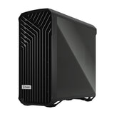 Fractal Design Torrent (Light TG) gabinete para juegos con ventanas de vidrio tintado claro, E-ATX, 5 ventiladores, concentrador de ventilador, tira RGB en cubierta de fuente de alimentación, rejilla frontal, USB-C