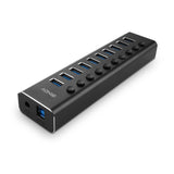 Lindy 10 Port USB 3.0 Hub with On/Off Switches