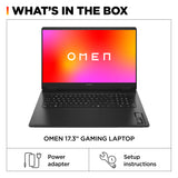 HP OMEN 17-db0008na AMD Ryzen™ 7 8845HS Laptop 43.9 cm (17.3") Full HD 16 GB DDR5-SDRAM 1 TB SSD NVIDIA GeForce RTX 4050 Wi-Fi 6E (802.11ax) Windows 11 Home Black