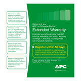 APC Warranty extension service pack, for new product purchase, 1yr, level 05