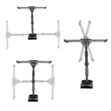 StarTech.com Articulating TV Wall Mount, VESA Wall Mount, Supports 26 to 65 inch/99lb/Flat/Curved TVs, Retractable Low Profile Wall Mount TV Bracket, Adjustable Corner TV Wall Mount