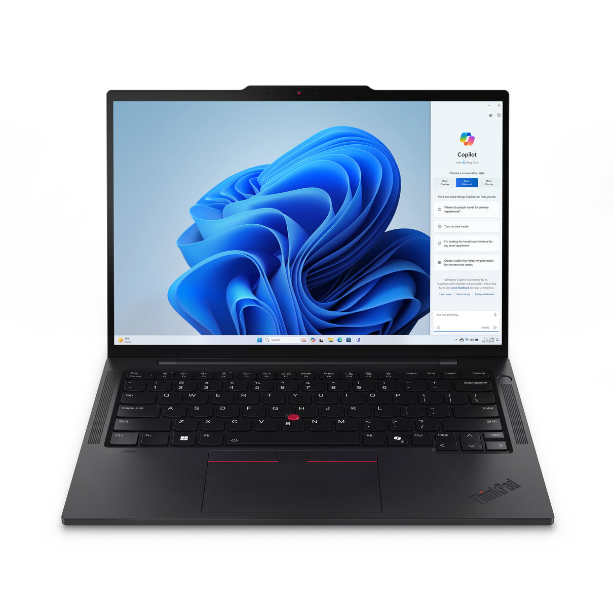 Lenovo ThinkPad T14s Intel Core Ultra 7 155U Laptop 35.6 cm (14") WUXGA 16 GB LPDDR5x-SDRAM 512 GB SSD Wi-Fi 6E (802.11ax) Windows 11 Pro Black