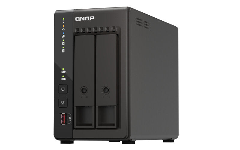 QNAP TS-253E NAS Tower Intel® Celeron® J6412 8 GB 4 TB QNAP QTS Black