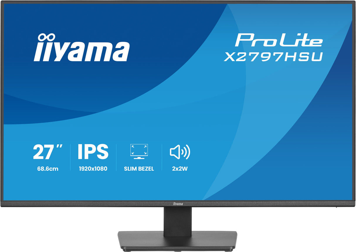 iiyama ProLite X2797HSU-B1 computer monitor 68.6 cm (27") 1920 x 1080 pixels Full HD LED Black