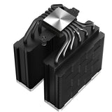 Refroidisseur de processeur DeepCool AK620 ZERO DARK, ventilateur 2x120 mm, 1850 tr/min, 68,99 CFM, PWM, ailettes en aluminium, caloducs en cuivre, Intel/AMD