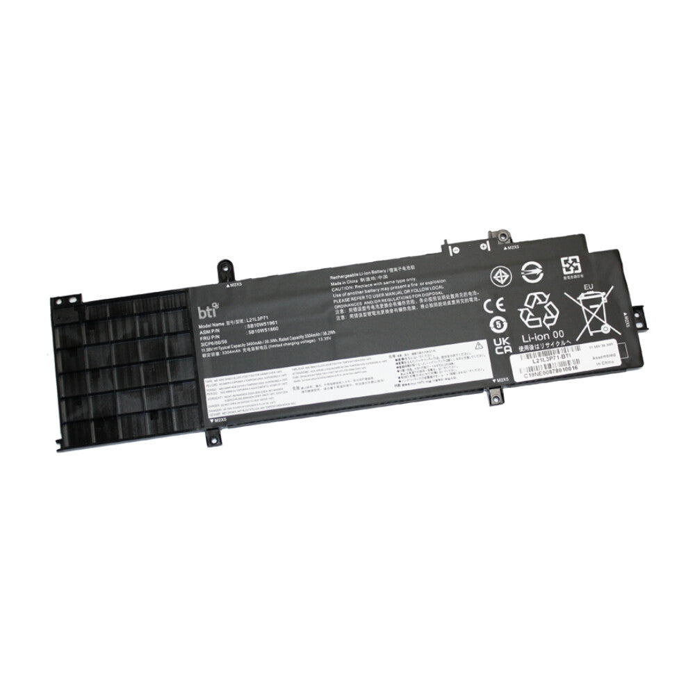 BTI SB10W51961 compatible 39.3Wh 3-cell battery for LENOVO T14 G3