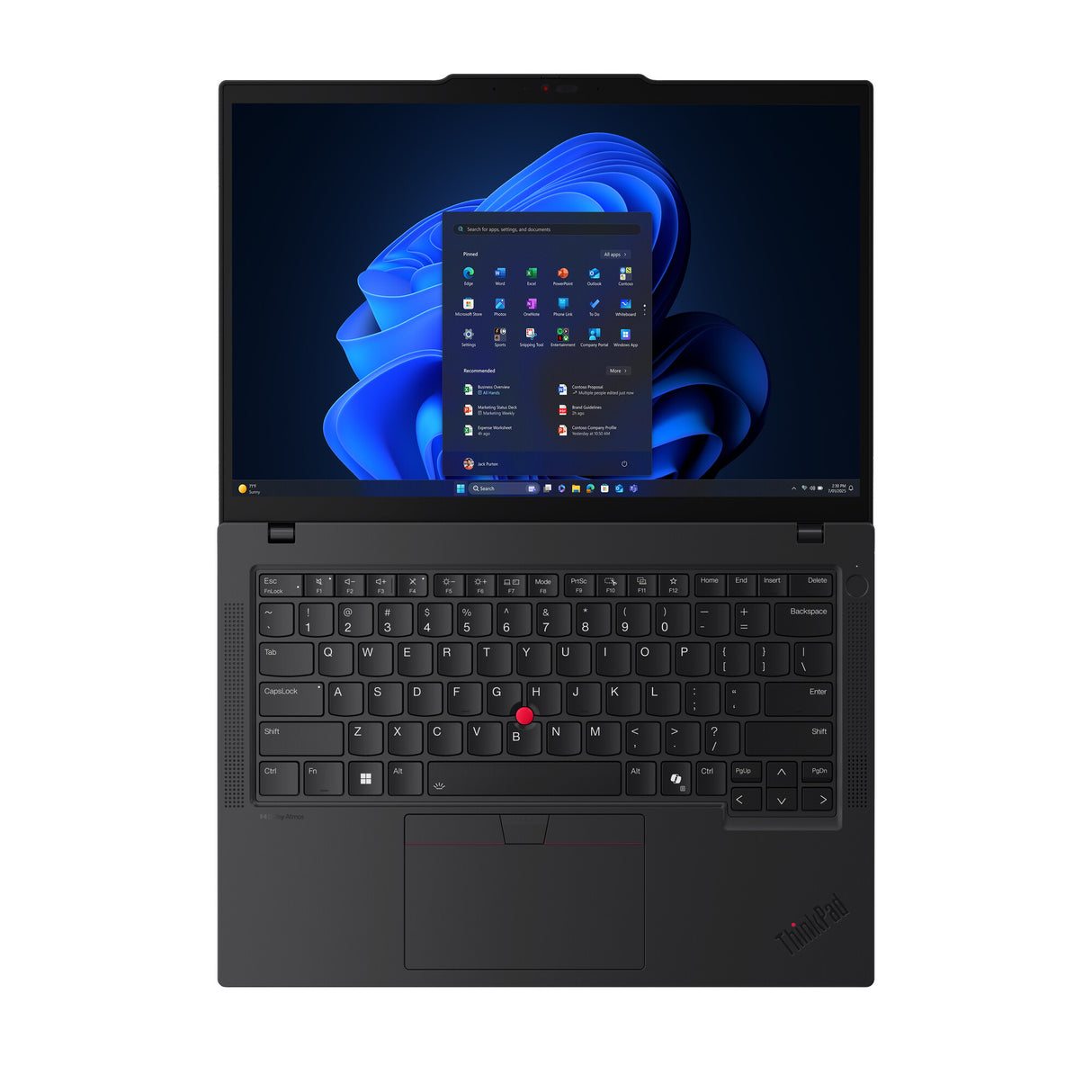 Lenovo ThinkPad T14 Gen 6 (Intel) Copilot+ PC Intel Core Ultra 7 258V Laptop 35.6 cm (14") WUXGA 32 GB LPDDR5x-SDRAM 512 GB SSD Wi-Fi 7 (802.11be) Windows 11 Pro English Black