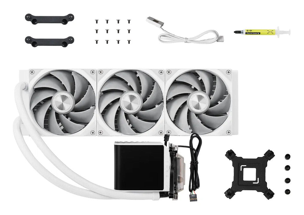 TRYX Panorama 360 Processor Liquid cooling kit 12 cm White 1 pc(s)