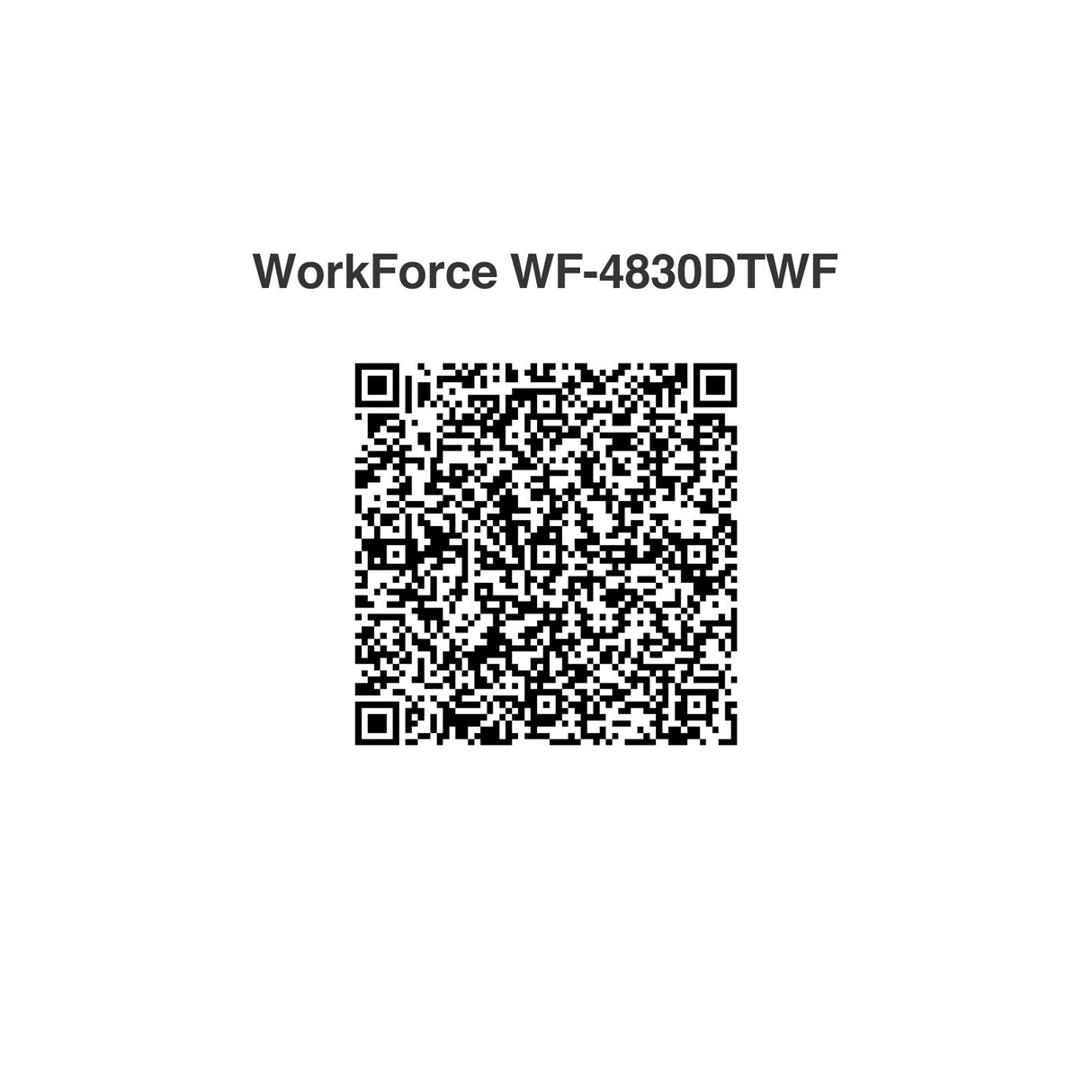 Epson WorkForce Pro WF-4830DTWF Printer
