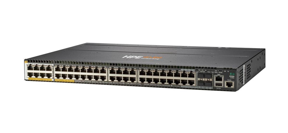 HPE Aruba Networking 2930M 40G 8 Smart Rate PoE+ 1-slot Switch