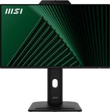 MSI Pro MP242PMG 23.8 Inch Monitor, FHD (1920 x 1080), 120Hz, IPS, 1ms, 1x HDMI 1.4b, 1x DP 1.2a, 1x D-Sub(VGA), 2xUSB 5Gbps Type-A, 1x USB 5Gbps Type-B, Built-in Speakers, Webcam, Anti-Glare, Anti-Flicker, Less Blue light, TÜV Certified, VESA, Kensington
