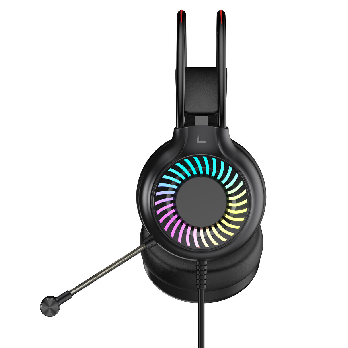 VIDA GAMER BLK 4IN1 USB KB MS HS KIT keyboard Mouse included Gaming QWERTY UK English Black