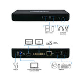 Origin Storage Docking Station USB 3.0 EQV to DELL D3100