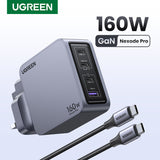 Ugreen Nexode Pro Universal Grey, Silver AC Fast charging Indoor