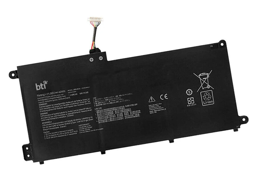 BTI 42Wh 3 cell compatible battery for ASUS B1502CVA-XS74