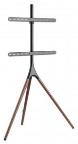 Manhattan Tripod Floor Mount for TV & Monitors, Stand Assembly, For screens: 37" to 65", VESA compatability: all between 200x200 to 600x400mm - check the dimensions of the four mounting holes on back of screen to ensure it fits, Max 32kg, Black, LFD, Brac