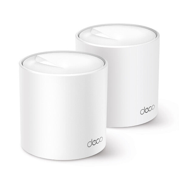 TP-LINK (DECO X50) AX3000 Système Wi-Fi 6 maillé sans fil double bande pour toute la maison, paquet de 2, 3x LAN, OFDMA et MU-MIMO, TP-Link HomeShield